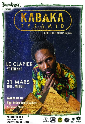 Kabaka Pyramid (Live Band) @ St-Étienne