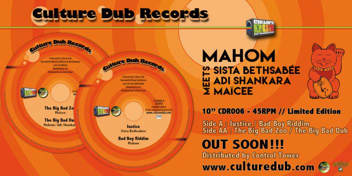10" Culture Dub Records CDR006