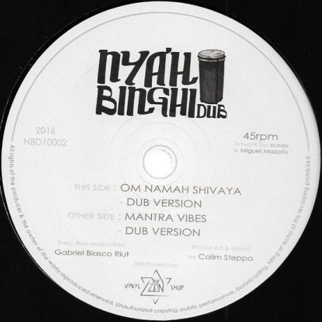 Calim Steppa - 10inch Nyahbinghi Dub NBD1002