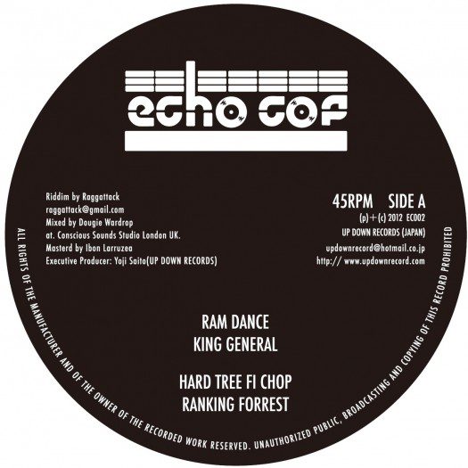 Raggattack feat. King General, Ranking Forrest, Diegojah, Dougie Wardrop - 10" Echo Cop 002