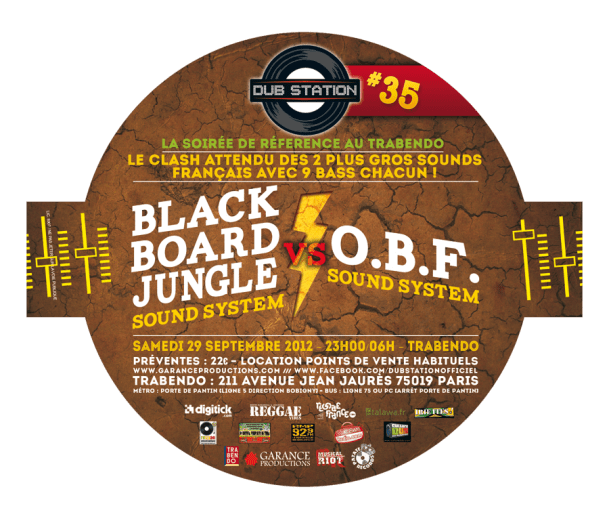 Dub Station 35 Blackboard Jungle VS OBF Sound System
