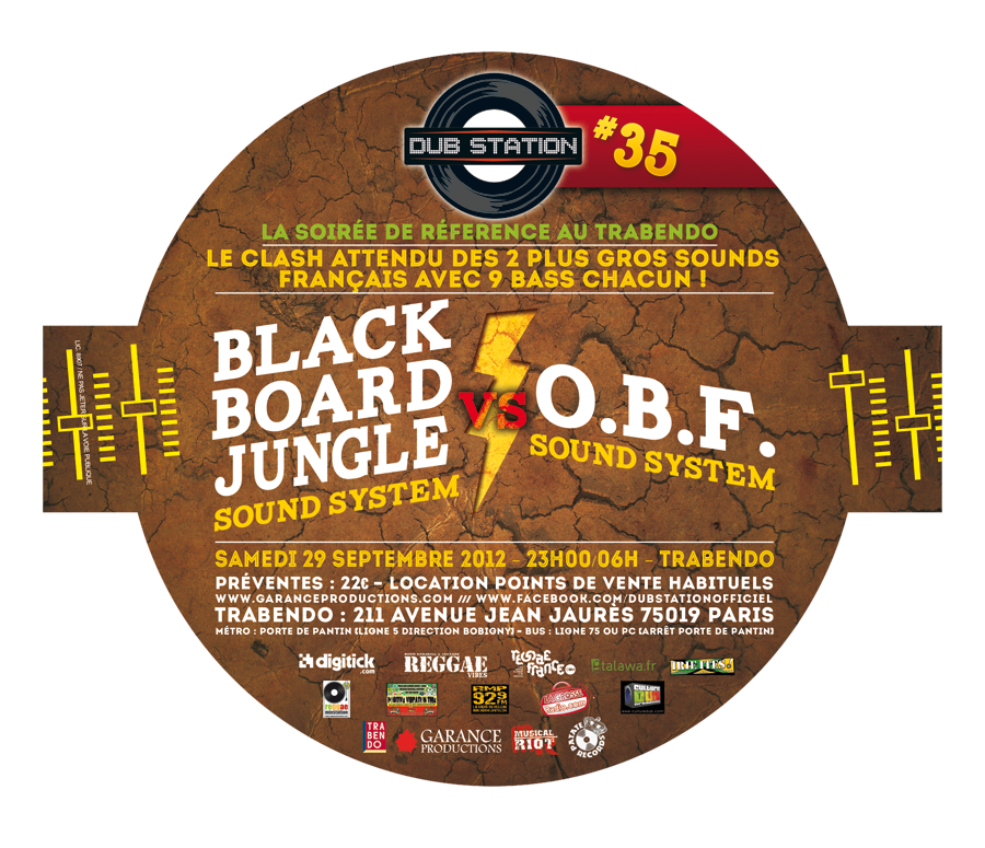 Dub Station 35 Blackboard Jungle VS OBF Sound System