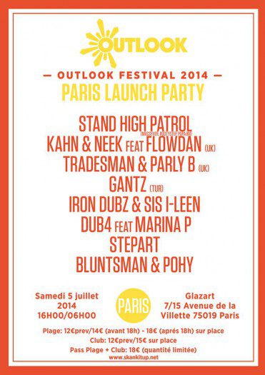 Outlook Festival 2014 - Paris Launch Party