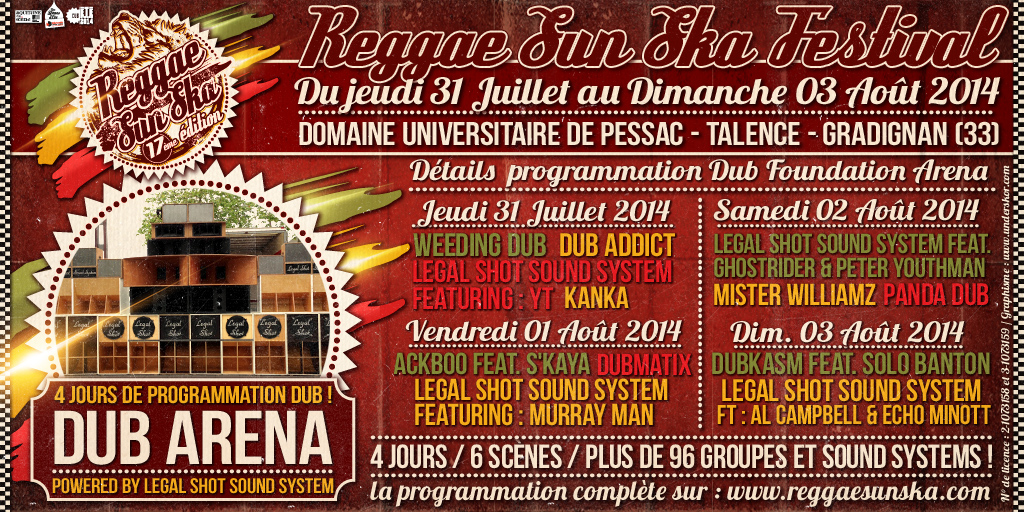 Reggae Sun Ska 2014 - ban