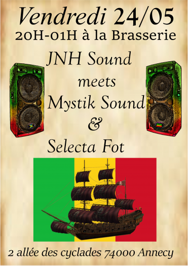 Brasserie Pirate & Sound system