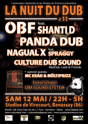 Nuit du Dub 11 Flyer