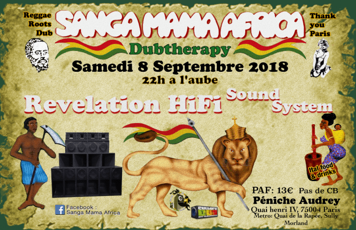 Sanga Mama Africa & Revelation Hi fi Sound System