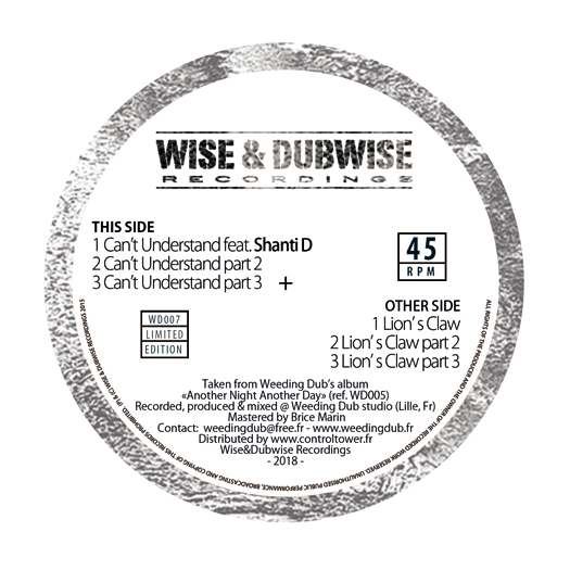 Weeding Dub – 12″ Wise & Dubwise Recordings WD007